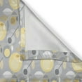 thumbnail image 4 of Ambesonne Yellow Flower Grommet Curtain Single Panel, 60's Pattern, 50"x60", Pale Yellow Pale Grey, 4 of 5