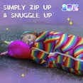 KKL Kids Sleeping Bag with Pillow ,2in1 Foldable Pink Unicorn