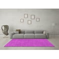 thumbnail image 3 of Ahgly Company Indoor Square Oriental Pink Industrial Area Rugs, 8' Square, 3 of 4