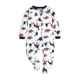 thumbnail image 1 of Herrnalise Otoño Bebé Niños Doble Cremallera Mono Ropa Mamelucos Recién Nacido Monos Trajes, 1 of 4