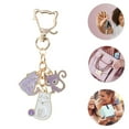 thumbnail image 3 of Unique Bargains 1 Pc Stylish Handbag Charm Bag Accessories 3.54″ Purple, 3 of 5