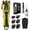 Gold, variant on Hair Clippers For Men Cordless&corded Barber & Professional Trimmer Rechargeable Kit Household (silvery)