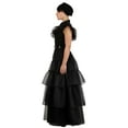 thumbnail image 3 of Women's Wednesday Addams Rave'N Dance Costume Dress, 3 of 13