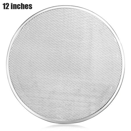 

Worallymy Round Mesh Pizza Screen Baking Thin Crust Tray Mesh Aluminum Wire Pan Pizza Baking Tool