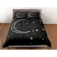 thumbnail image 3 of Minimalista Luna Estrellas Galaxia Funda Nórdica Colcha, Ropa de Cama de Dormitorio &, 3 of 4