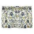 thumbnail image 7 of Yayeee Kitchen Curtains Tier Pair Light Filtering 27"x24" Rod Pocket Short Cafe Window Panel, Light Floral, 7 of 7
