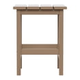 thumbnail image 5 of Polytrends  Laguna Hdpe All Weather Outdoor Patio Square Side Table Weathered Wood, 5 of 7