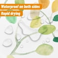 thumbnail image 5 of Sage Green Shower Curtain, Floral Shower Curtains for Bathroom, Colorful Leaf Polyester Fabric Curtains Home Decoration, Modern Flower Waterproof Bath Curtain with Plastic Hooks, 72x72 Inch, 5 of 6