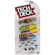 Tech Deck, Ultra DLX Fingerboard 4-Pack, Finesse Skateboards, Customizable Collectibles Toys