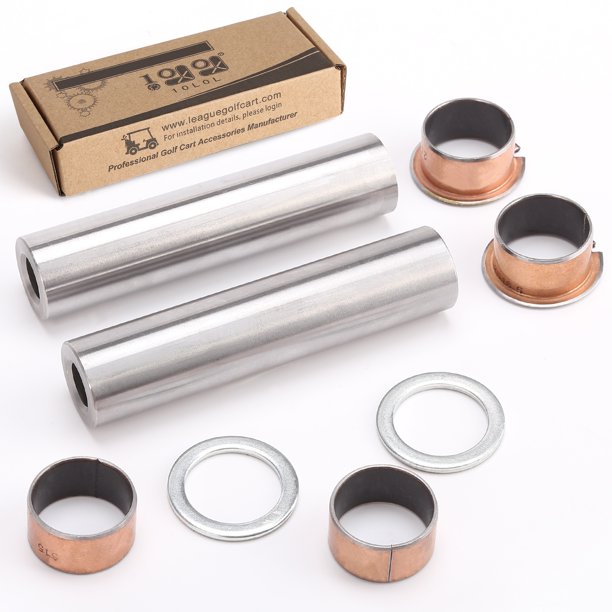 10L0L Golf Cart Kingpin Bushing Kit Fit EZGO RXV 2008up, EZGO 2FIVE