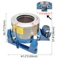 thumbnail image 2 of Dewatering Centrifugal Spin Dryer Machine Iron Filings Cutting Oil Fluid Separator 220V, 2 of 8