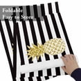 thumbnail image 6 of Farmhouse Fruit Golden Pineapple Placemats Set of 6,Wipeable Washable Table Mats for Dining Tables, Black White Striped Place Mats for Kitchen Event Party Tabletop Decor, 6 of 9