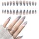 thumbnail image 1 of Cobertura total de uñas postizas desnudas, uñas postizas francesas cuadradas acrílicas, adecuadas para mujeres y niñas, 24 piezas, 1 of 5