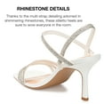 thumbnail image 3 of Journee Collection Womens Coraa Tru Comfort Foam Open Toe Mid Stiletto Pumps, 3 of 6