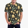 thumbnail image 1 of Fotbe Octopuses And Leaves Camiseta Polo de Golf para Hombre con Estampado – Camisa Deportiva Transpirable con Cuello Abotonado-X-Large, 1 of 6