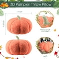 thumbnail image 7 of TETOU 2Pcs Pumpkin Throw Pillow, 11*9.5" Fall Thanksgiving Cushion, Pumpkin Sofa Throw Pillow Cushion for Car Bedroom Sofa Couch Home Decoration - Orange, 7 of 7