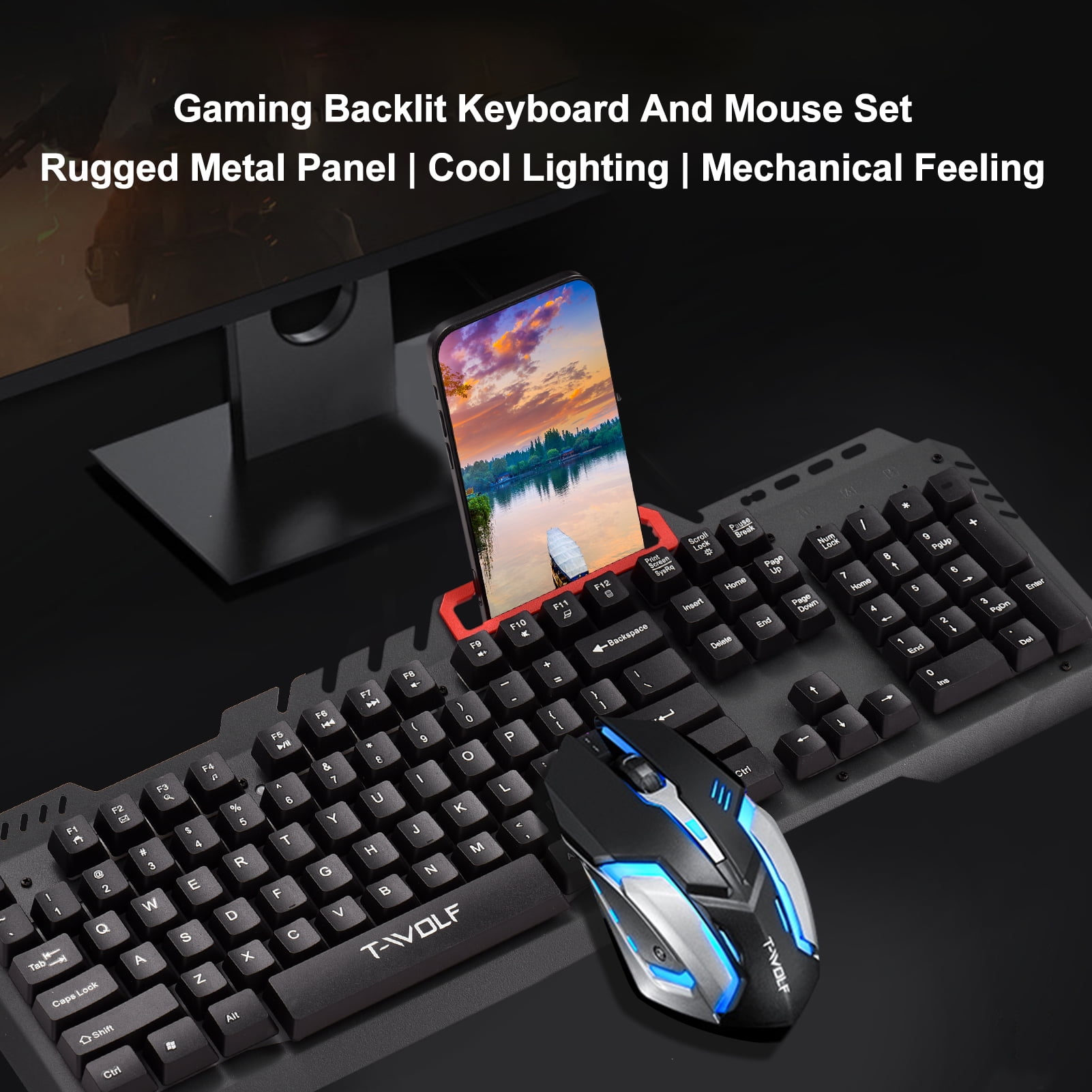 Trust Nola Set Tastiera e Mouse, Wireless, Nero | Prezzi e Offerte