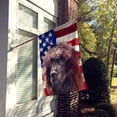 thumbnail image 2 of Irish Water Spaniel American Flag Flag Canvas House Size, 2 of 4
