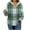 C-Green, variant on Wyobmus Women's V Neck Hoodies Long Sleeve Sweatshirt Loose Printed Drawstring Pullover Tops With Pocket A-Green