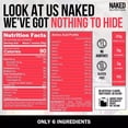 thumbnail image 5 of NAKED nutrition Clear Naked Whey Protein Isolate, Fruit Punch, Iso Protein Powder, No Gmos Or Artificial Sweeteners, Gluten-Free, Soy-Free - 28 Servings, 5 of 6