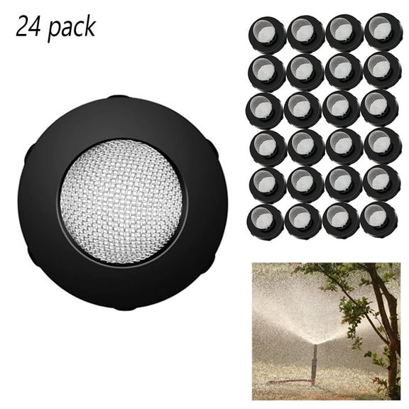 24 Pack Garden Hose Heavy Duty Washers w/ Filter Screen Nozzle Sprinklers Gasket