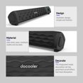 thumbnail image 4 of Docooler docooler S2 USB-Powered Desktop Speakers with 360° Surround Sound, Dual 52mm Drivers, and Volume Control Wheel for PC and Mobile Devices, 4 of 5