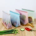 Reusable Ziploc Bag Gallon Size LeakProof Freezer Bag with Hanging
