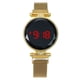 thumbnail image 1 of Reloj elegante e informal con pantalla táctil LED redonda e imán de ladrillo incrustado para mujeres y niñas, 1 of 6