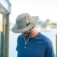 thumbnail image 2 of Panama Jack Crown Pocket Hat - Lightweight, Packable, UPF 50+ UVA/UVB Sun Protection, 2 3/4" Brim, Neck Drape Covering (Navy, Large/X-Large), 2 of 9