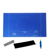 1500 Piece Felt Jigsaw Puzzle Mat Set Blue,1× Jigsaw Puzzle Blanket Set (Pump Color Random),Puzzle Roll Storage Mat with Drawstring Storage Bag Use Up To 1500Pc Of Puzzles