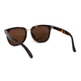 thumbnail image 2 of Polarized Womens Hipster Horn Rim Metal Bridge Plastic Sunglasses Tortoise Brown, 2 of 4