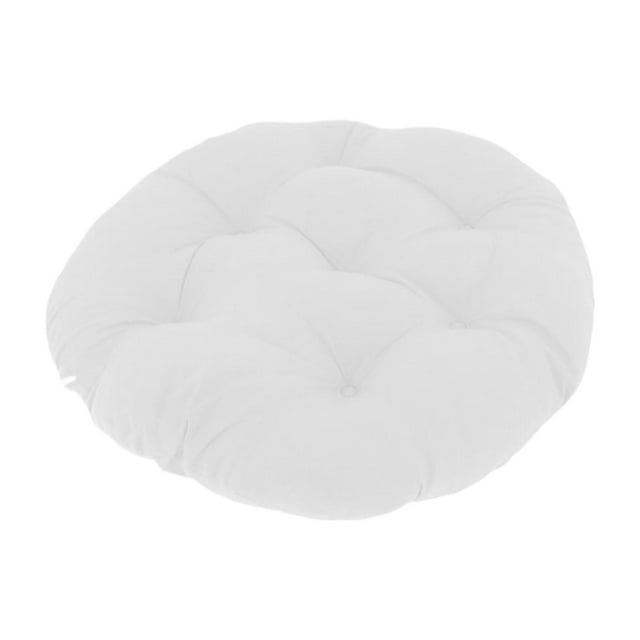 Cojín colgante para silla de huevo, de repuesto, decorativo, ligero y suave, para mecedora. Blanco