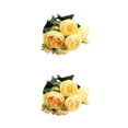 thumbnail image 2 of Ramo de peonías artificiales Injueey flores de seda Simulación falsa, 2 of 6