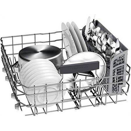Bosch - 800 Series 24" Top Control Built-In Stainless Steel Tub Dishwasher with 3rd Rack and CrystalDry, 42 dBa - Stainless Steel