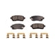 thumbnail image 2 of Balatas AG para Auto Delanteras para Ford Fiesta 2011 a 2018 4 Piezas Nuevas, 2 of 5