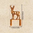 thumbnail image 2 of CoreLiving Garden Stake Yard Art Outdoor and Garden Statue Unique Rustic Cat Decor Weather Resistant Lawn Ornament Durable Brown Metal Sculpture, 2 of 9