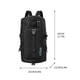 thumbnail image 2 of Fiudx Mochila Deportiva de Viaje, Diseño de Múltiples Correas, Se Transforma En Un Bolso Oculto, Compartimento Independiente para Zapatos, Separación Entre Seco y Húmedo, Nailon de Secado Rápido, Ide, 2 of 2