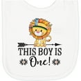thumbnail image 2 of Inktastic 1st Birthday Party Tribal Lion Boys Newborn Bib, 2 of 3