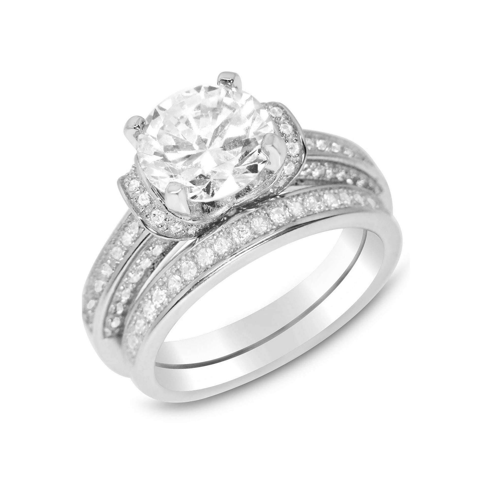 Laraso Co His And Hers Wedding Ring Sets Matching Bands For Him And Her 5 13 Walmart Com Walmart Com