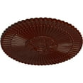 thumbnail image 3 of 30"OD x 1 1/4"P Nexus Ceiling Medallion (Fits Canopies up to 2 3/4"), Hand-Painted Brushed Mahogany, 3 of 5