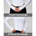 thumbnail image 4 of Chaqueta Colorskin para mujer, ligera y con cremallera, para correr, yoga, 4 of 6