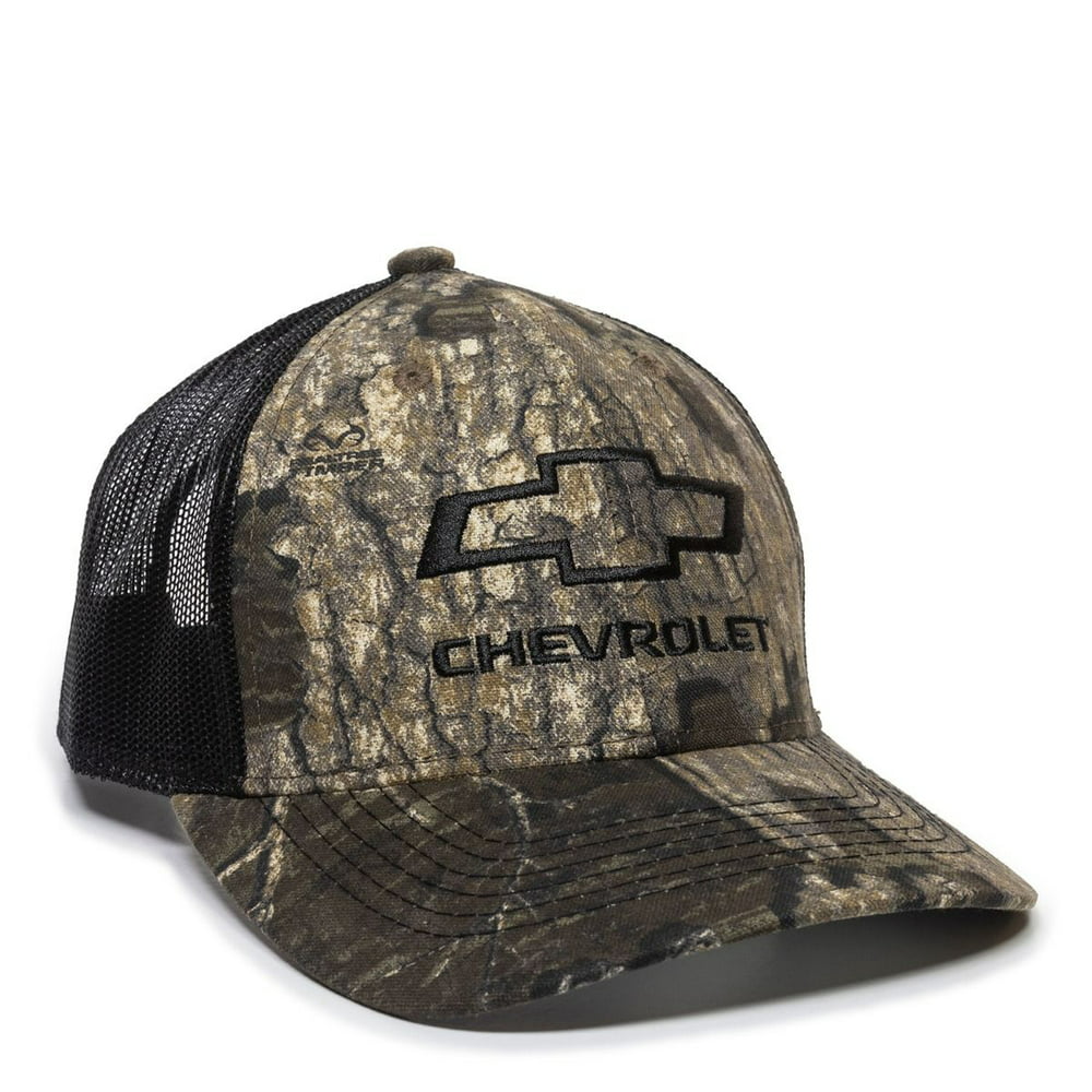 Chevrolet - Chevrolet Realtree Timber Black Mesh Back Hat/Cap - Walmart ...