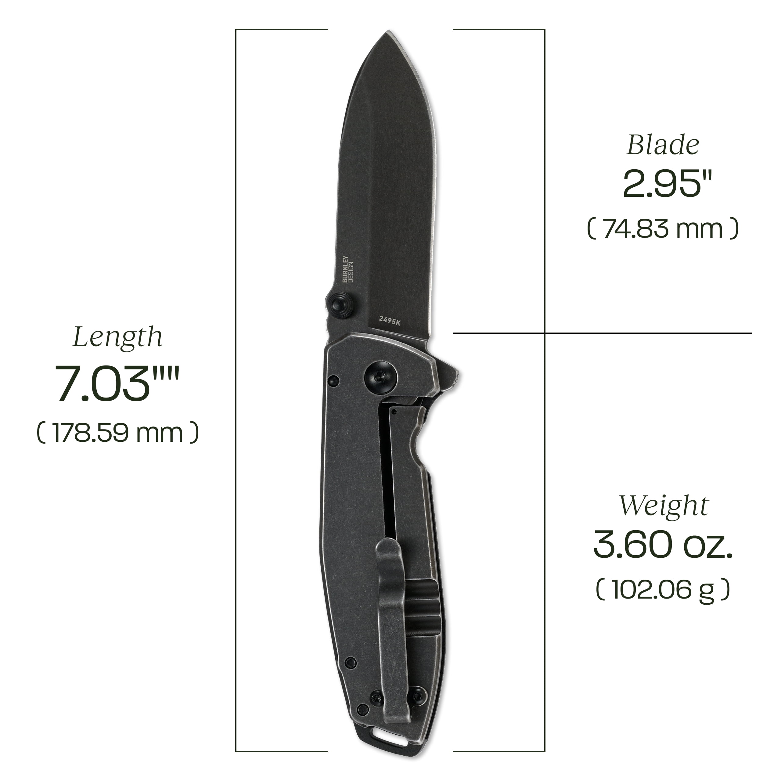 CRKT Squid XM Everyday Carry Assisted Folding Knife with Frame