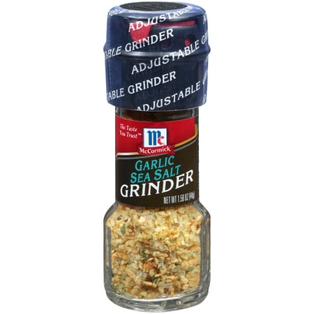 (2 Pack) McCormick Garlic Sea Salt Grinder, 1.58 oz (2 pack)