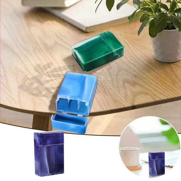 DHGDJ54G Freezer Containers Large Glass Storage Containers with Lids Marbled Ciggie Portable Marbled Container Ciggie For Man