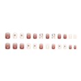 thumbnail image 3 of 24Pcs DIY Fake Nails French Finger Nail Arts False Nail' J4O9, 3 of 8