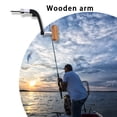 thumbnail image 3 of Decodeary Body Design for Spinning Fishing Reel Wooden Handle black S 1Set, 3 of 6