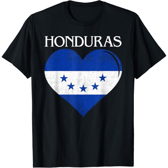 Playful Comfort Tee - Vintage Honduras Flag Heart For Honduran T-Shirt