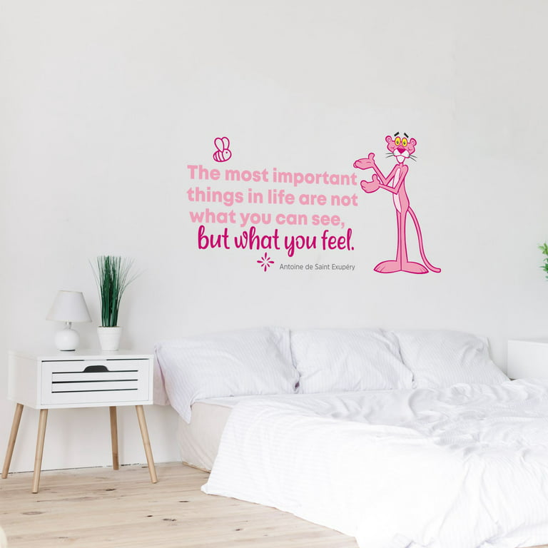 What You Feel Pink Panther Quote Cartoon Quotes Decors Wall ...