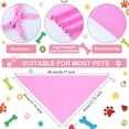 thumbnail image 2 of Triani 12Pcs Dog Bandanas Bulk Sublimation Dog Bandana Washable Triangle Dog Handkerchief Heat Transfer Adjustable Dog Bandana for Small Large Pets Dogs(Multi-color), 2 of 7